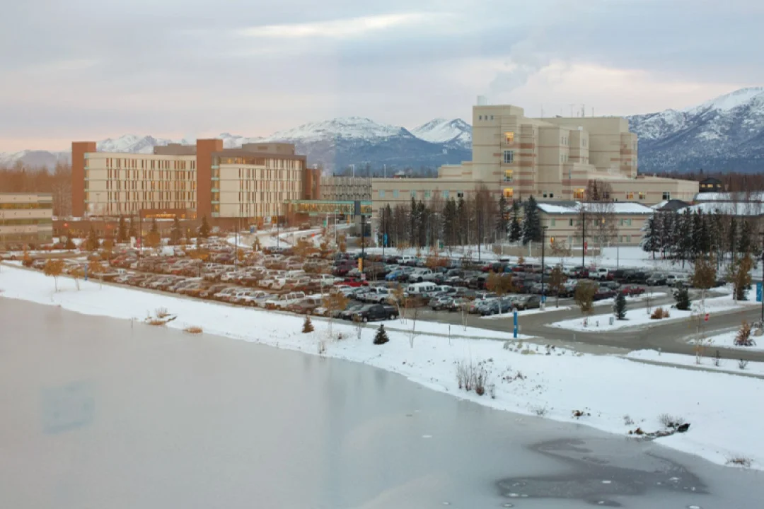 anmc campus and view of lake