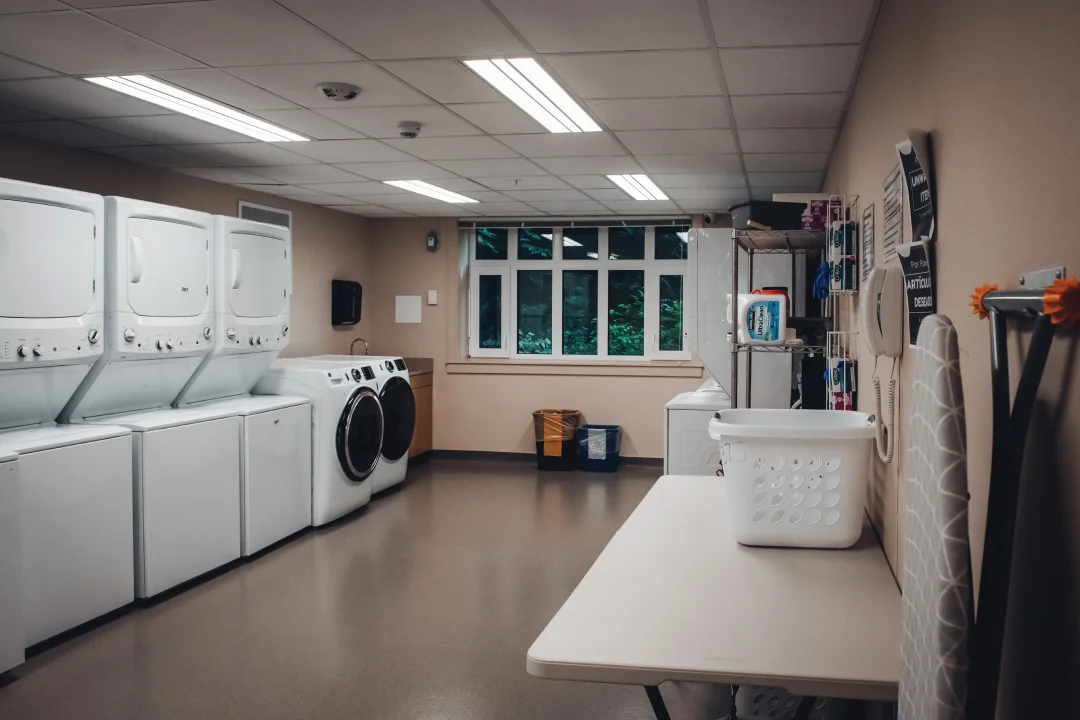 seattle house laundry room with washers and dryers available to guests